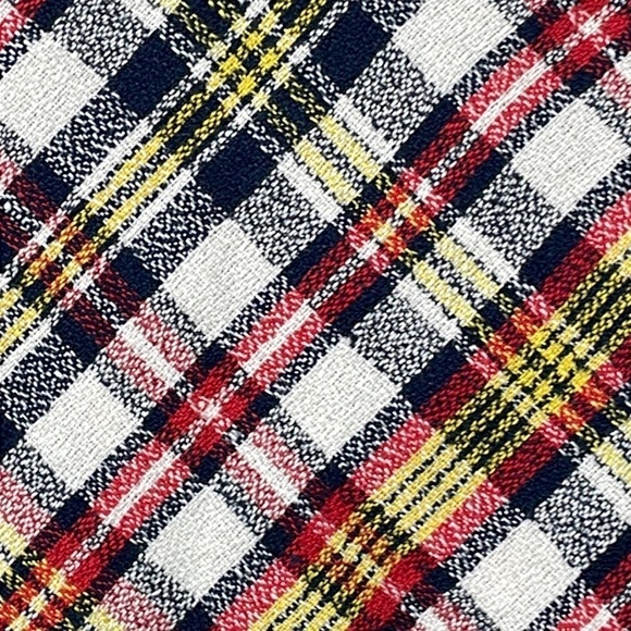 New Veronica Beard Shania Plaid Plaid Button Down Blouse Shirt Linen Fall Sz 0 - Picture 9 of 15